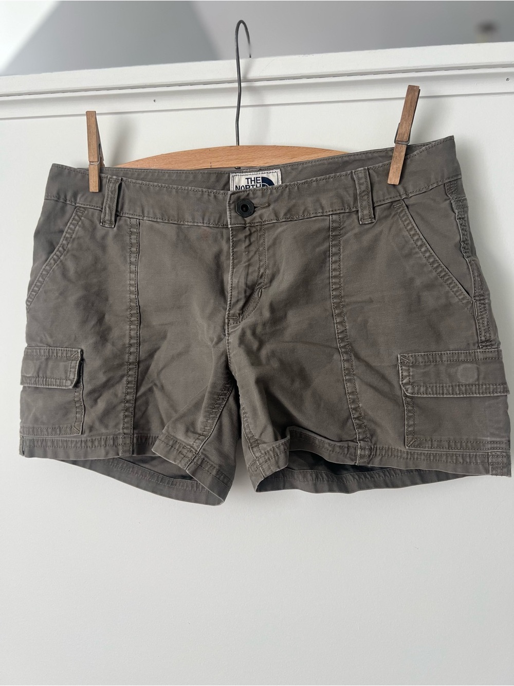 The North Face Women's Olive Green Cargo Shorts